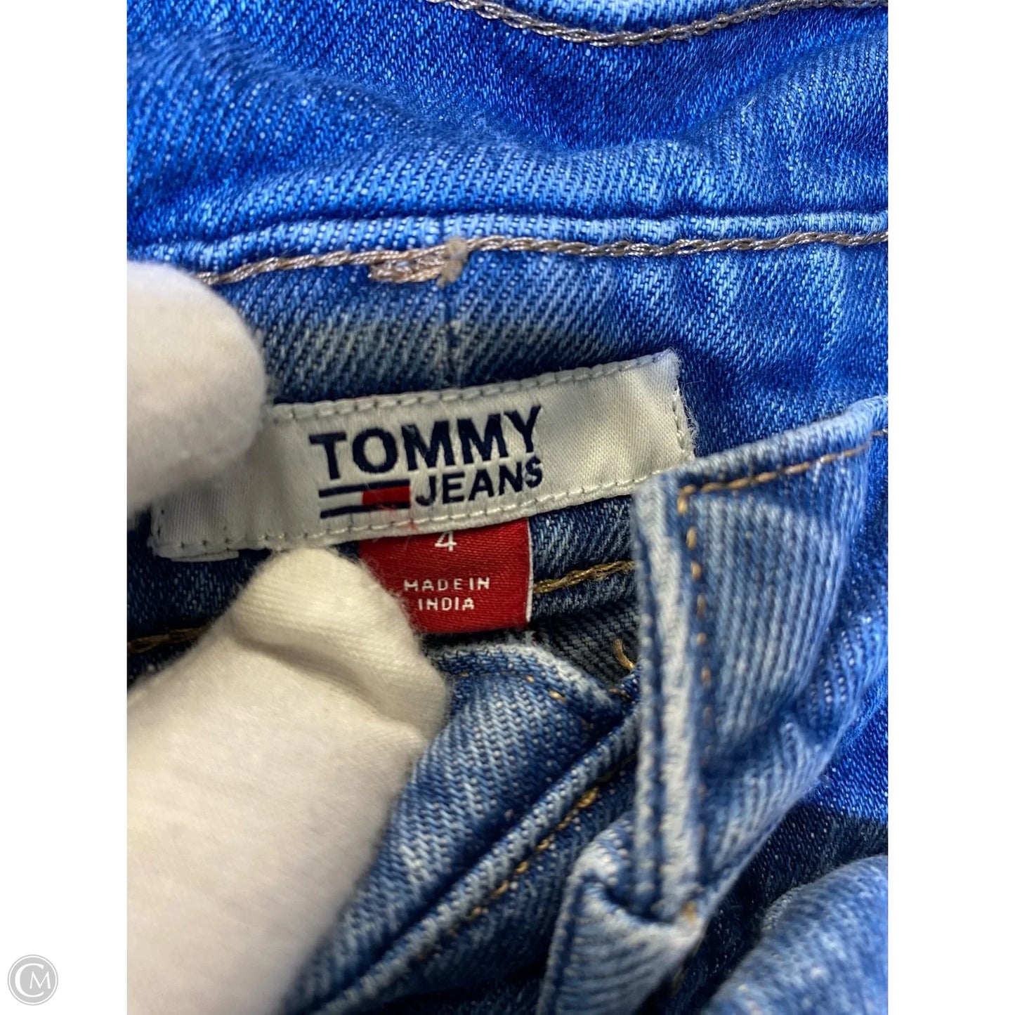 Jeans Straight By Tommy Hilfiger In Blue Denim, Size: 4