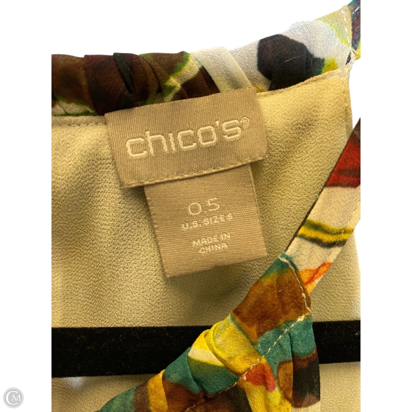 Dress Casual Maxi By Chicos In Multi-colored, Size: S
