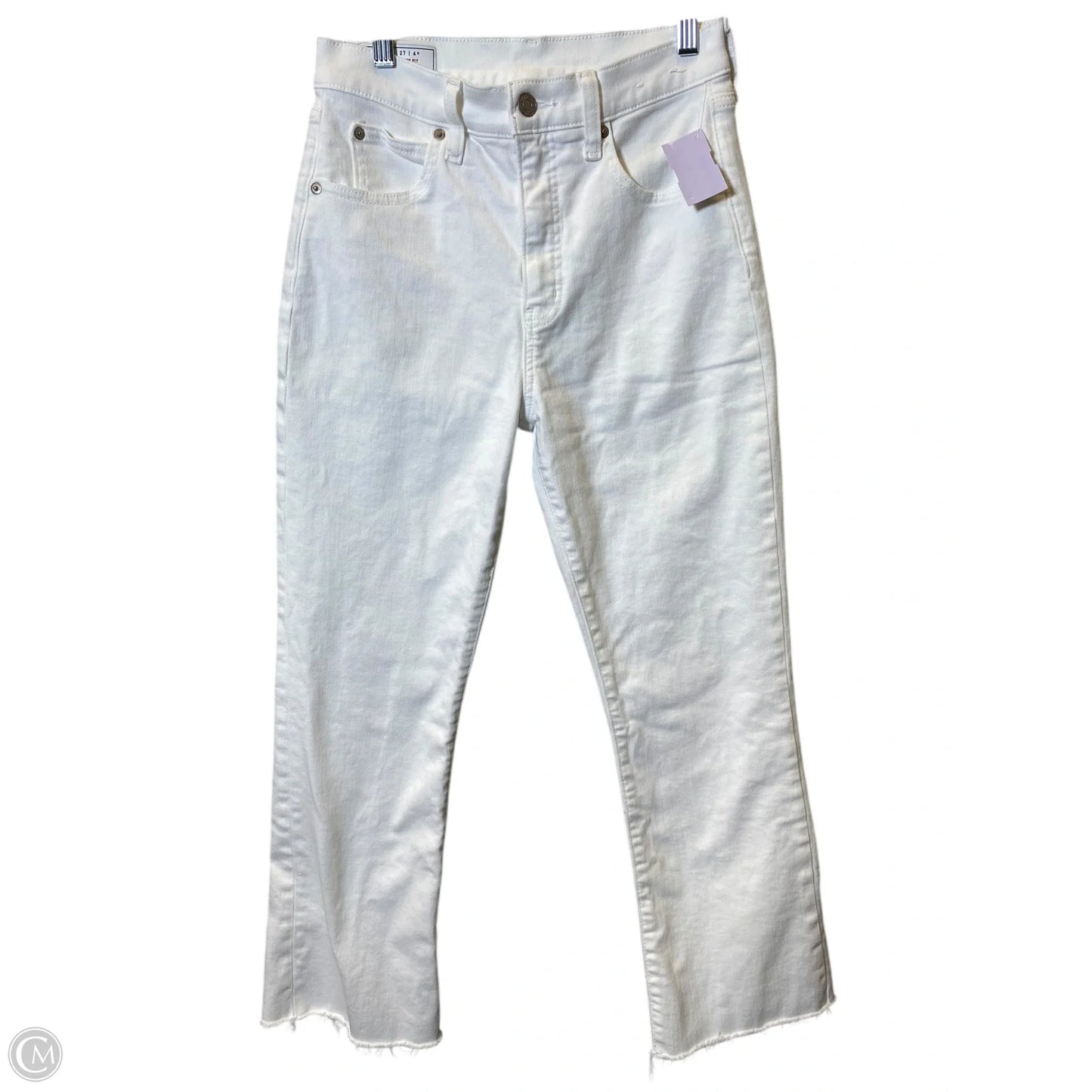 Jeans Straight By Gap In White, Size: 4