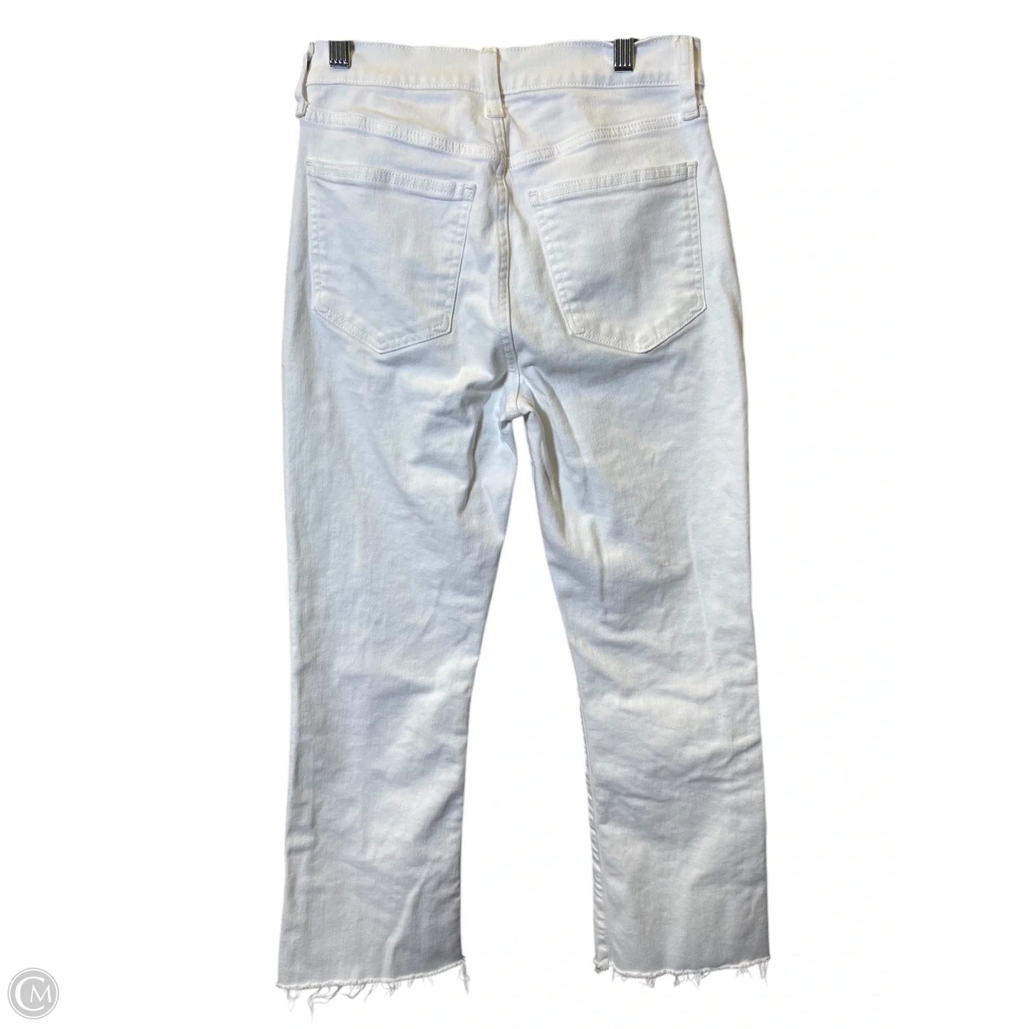 Jeans Straight By Gap In White, Size: 4