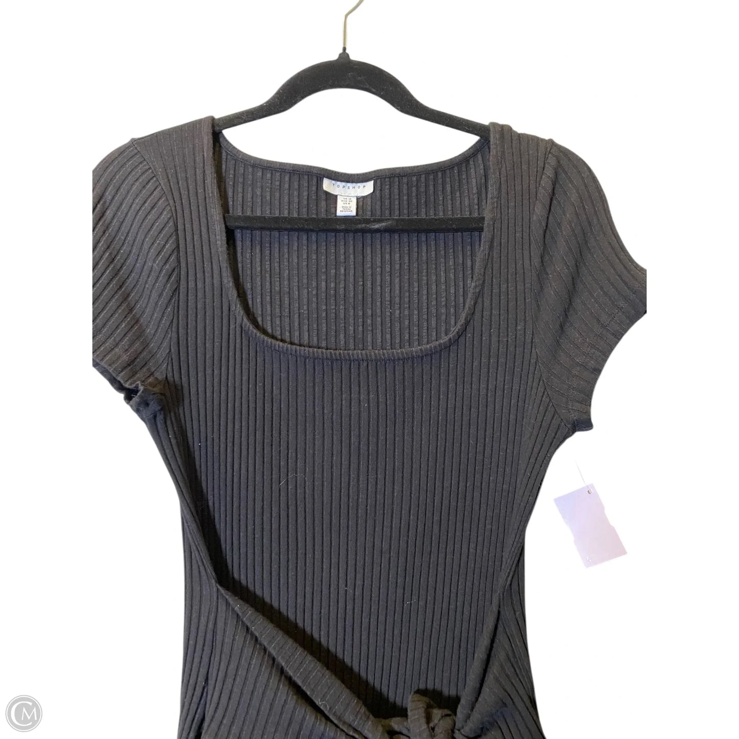 Dress Casual Midi By Top Shop In Black, Size: M