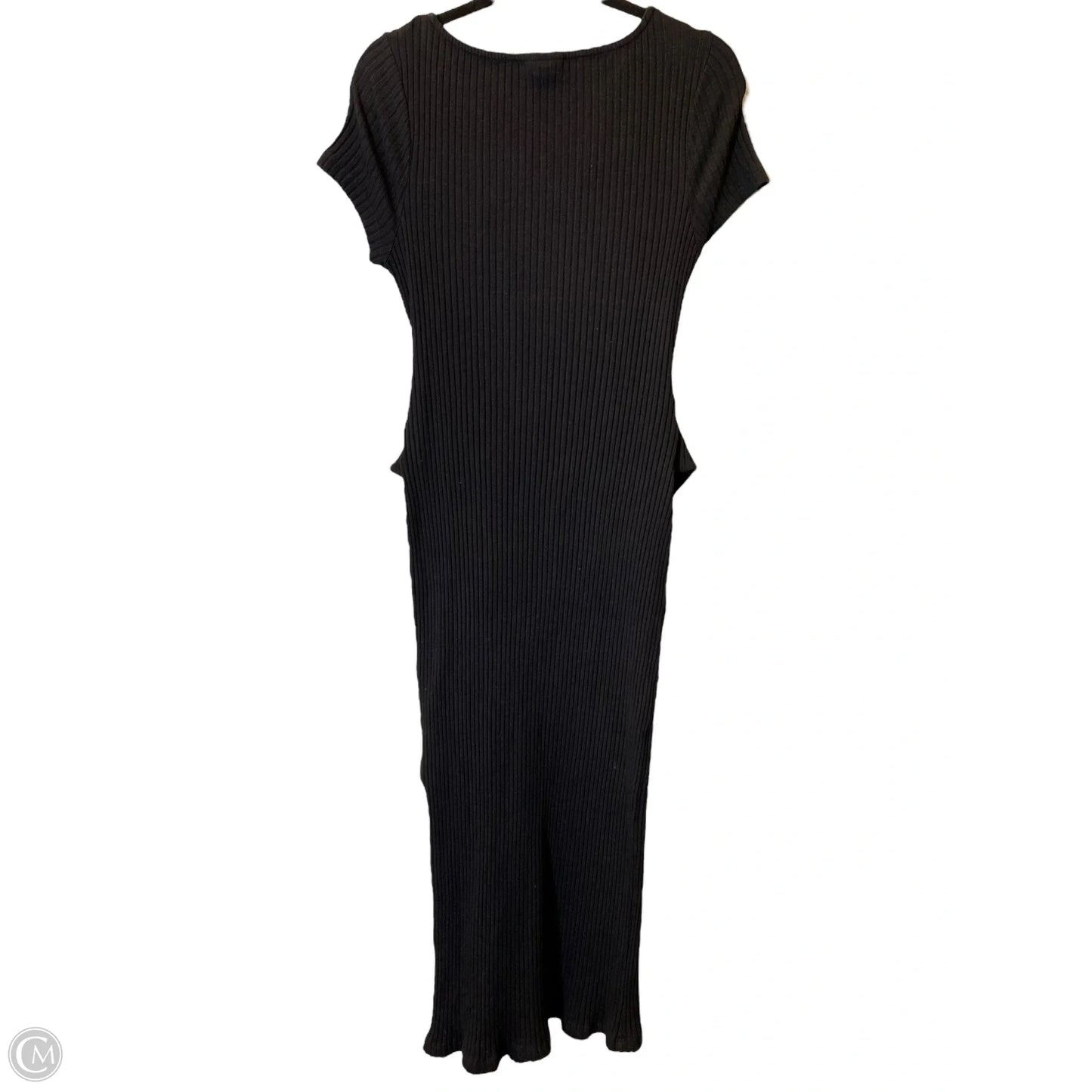 Dress Casual Midi By Top Shop In Black, Size: M