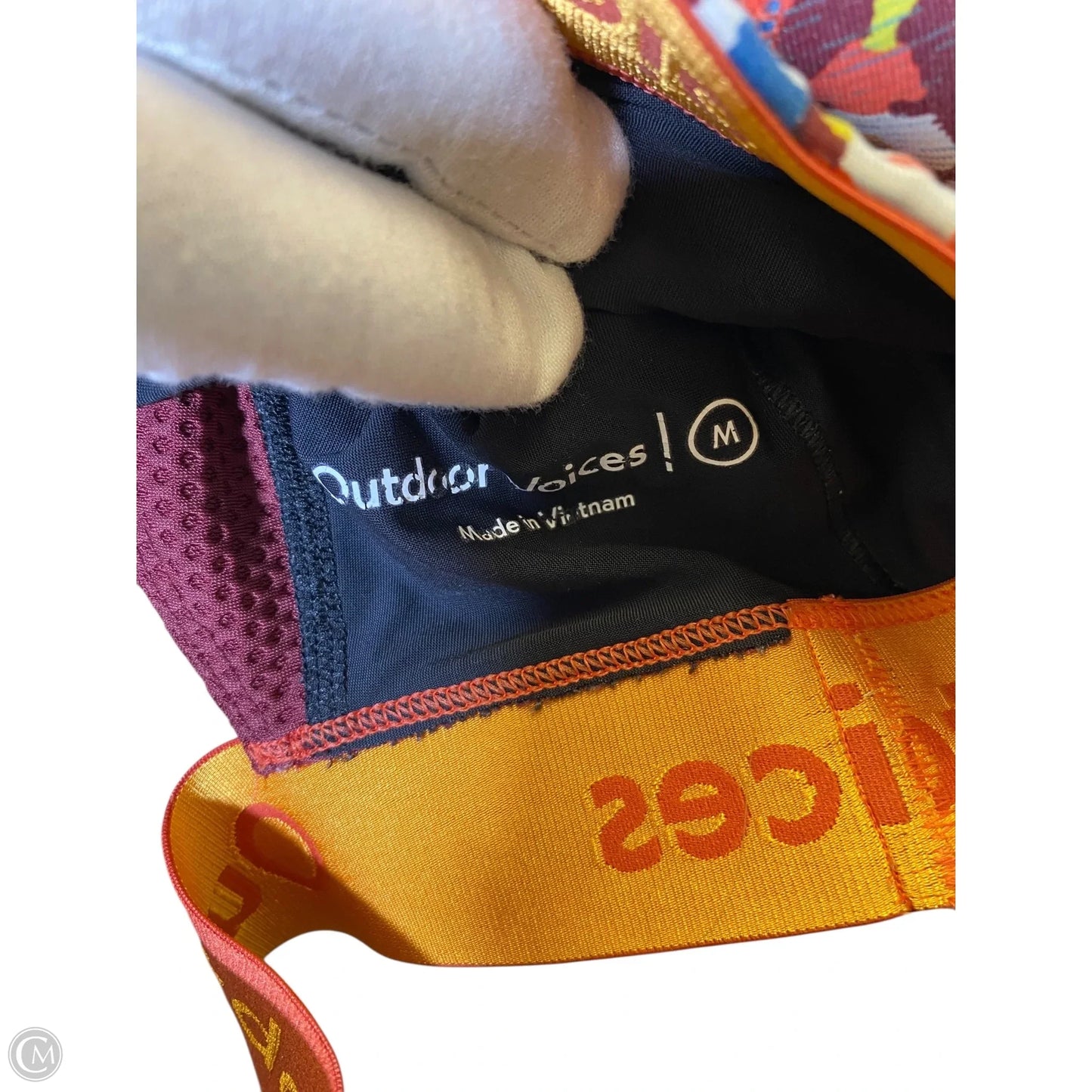 Athletic Bra By Outdoor Voices In Multi-colored, Size: M