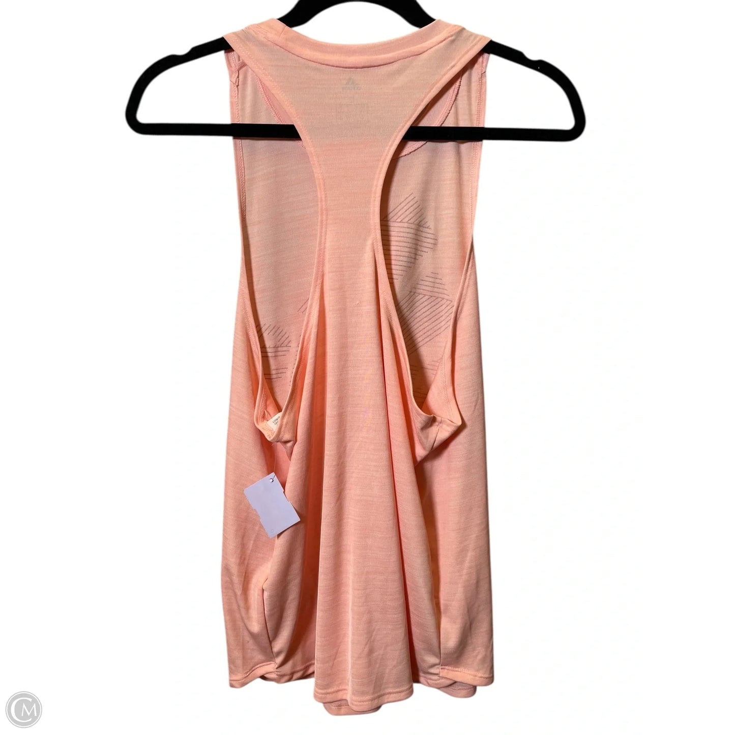 Athletic Tank Top By Adidas In Peach, Size: L