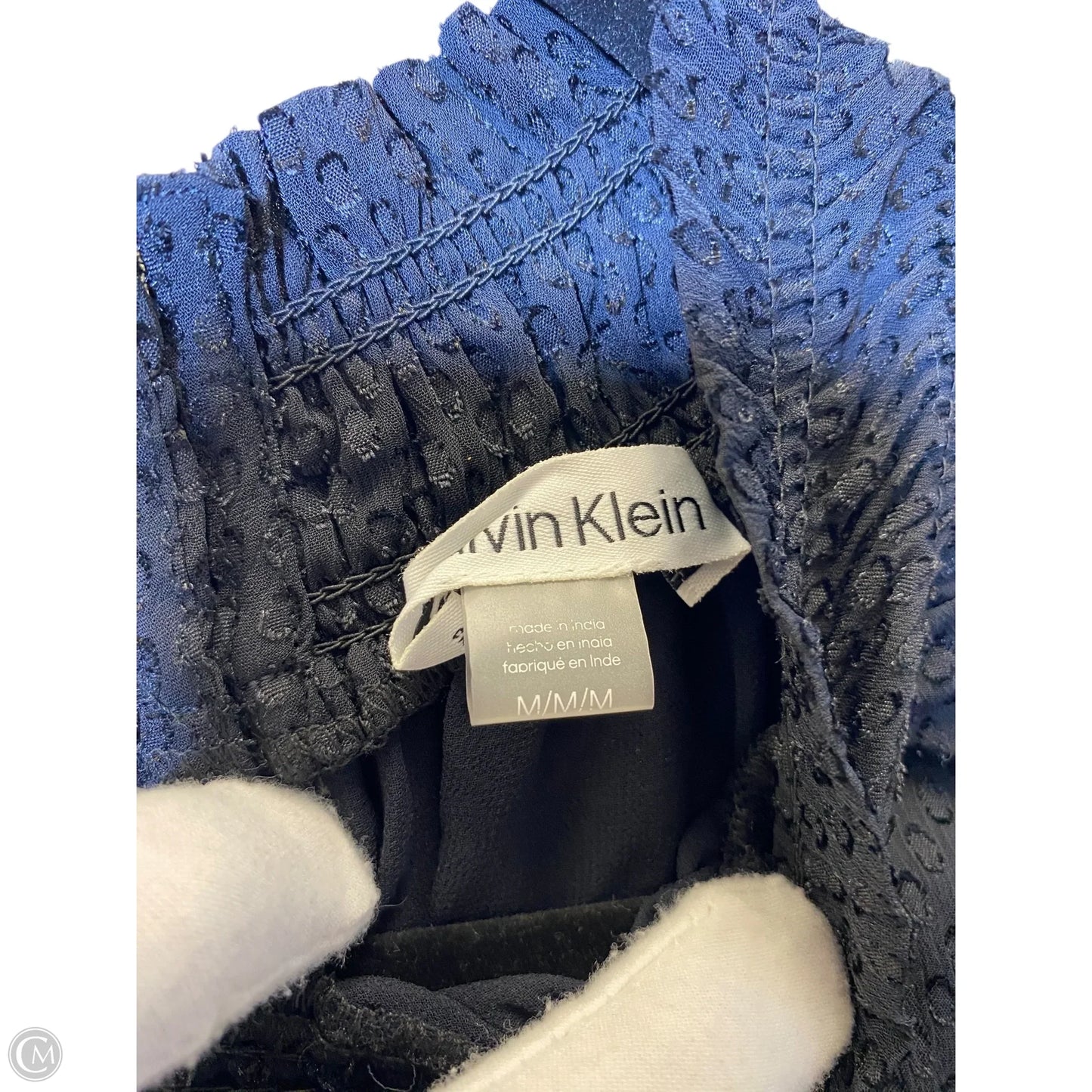 Top Sleeveless By Calvin Klein In Black, Size: M