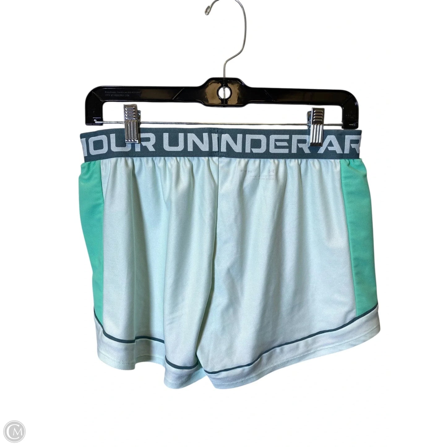 Athletic Shorts By Under Armour In Green, Size: M