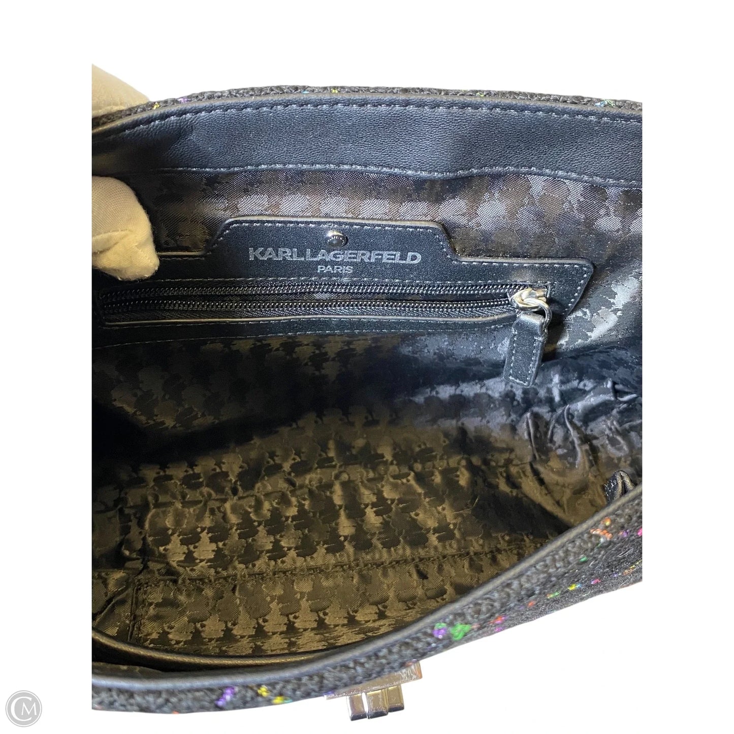 Crossbody Designer By Karl Lagerfeld, Size: Medium