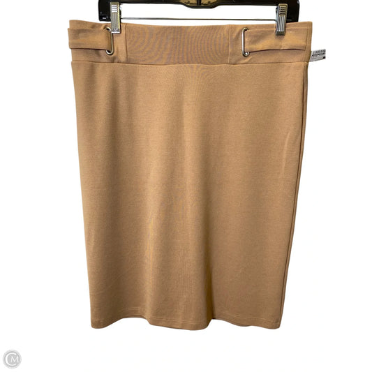 Skirt Midi By 89th And Madison In Beige, Size: L