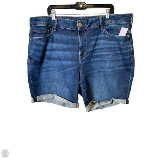 Shorts By Ana In Blue Denim, Size: 20