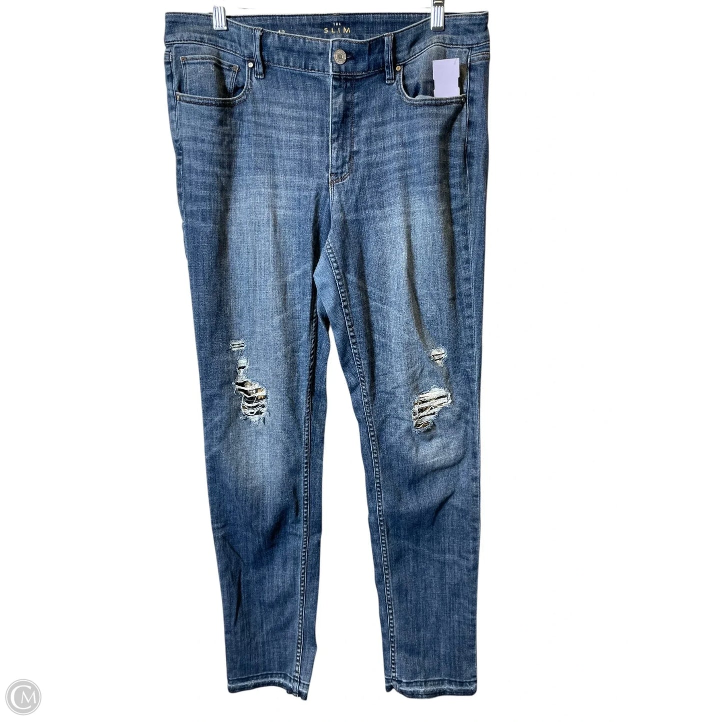 Jeans Skinny By White House Black Market In Blue Denim, Size: 12