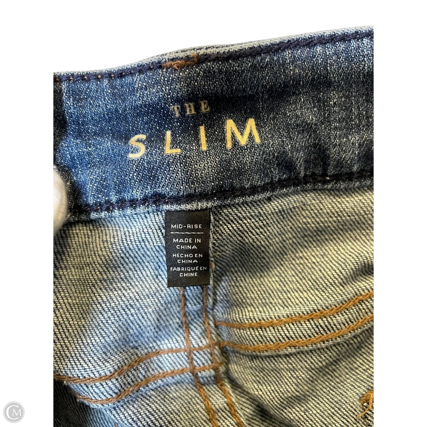 Jeans Skinny By White House Black Market In Blue Denim, Size: 12
