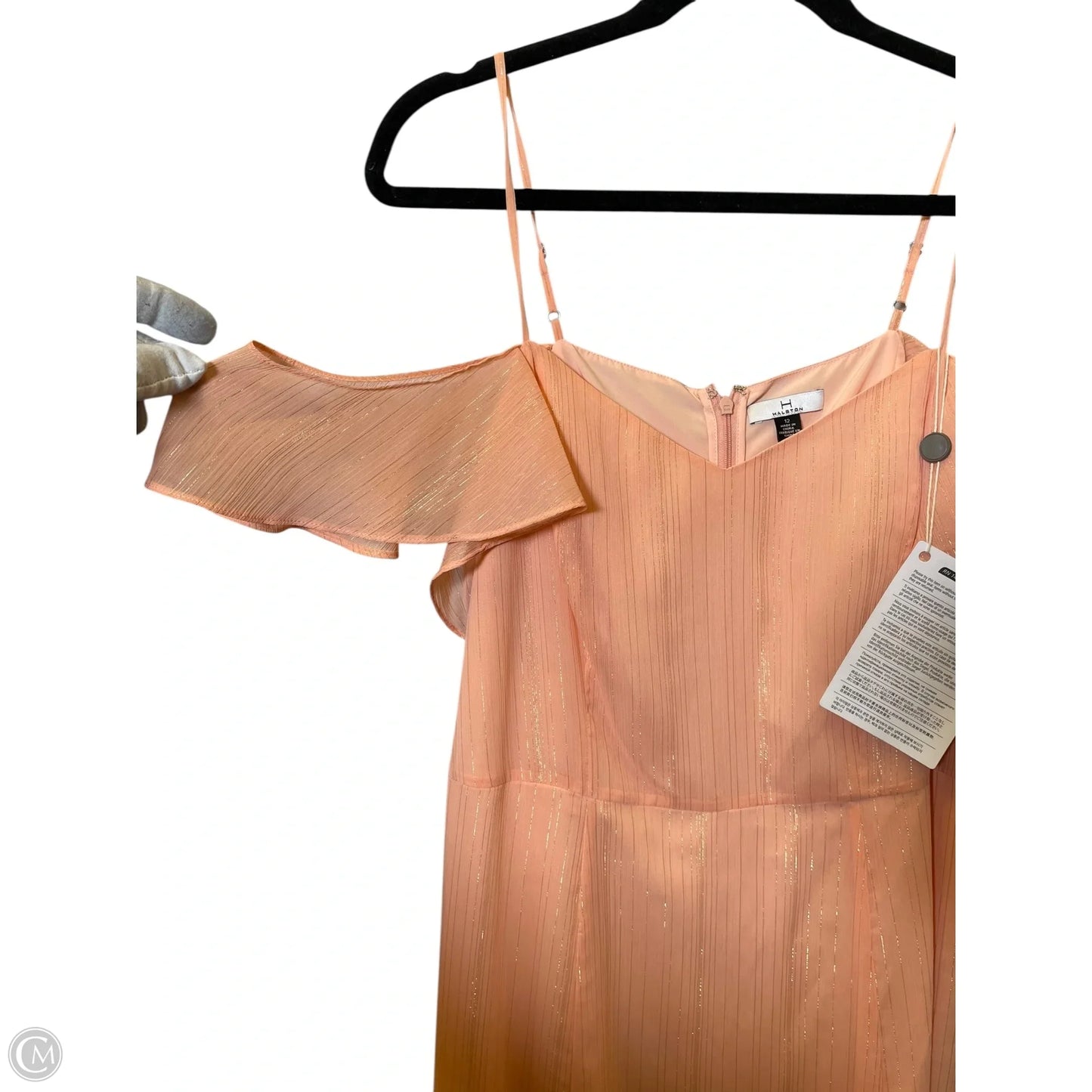 Dress Designer By Halston In Pink Blush , Size: 12