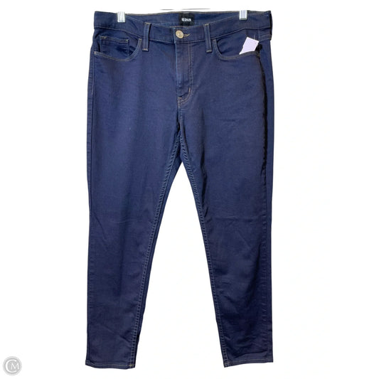 Jeans Skinny By Hudson In Blue Denim, Size: 12