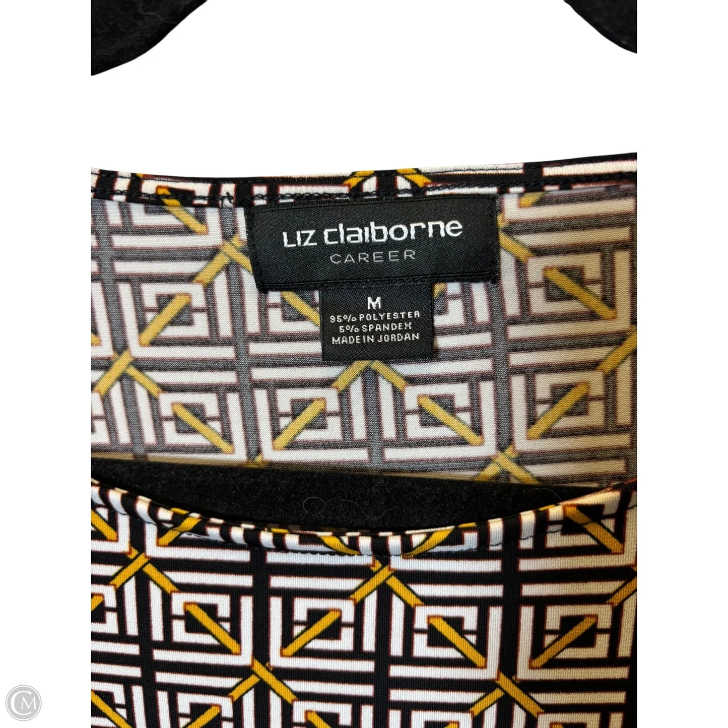 Top Long Sleeve By Liz Claiborne In Multi-colored, Size: M