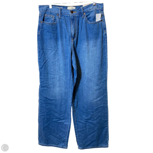 Jeans Wide Leg By Universal Thread In Blue Denim, Size: 10