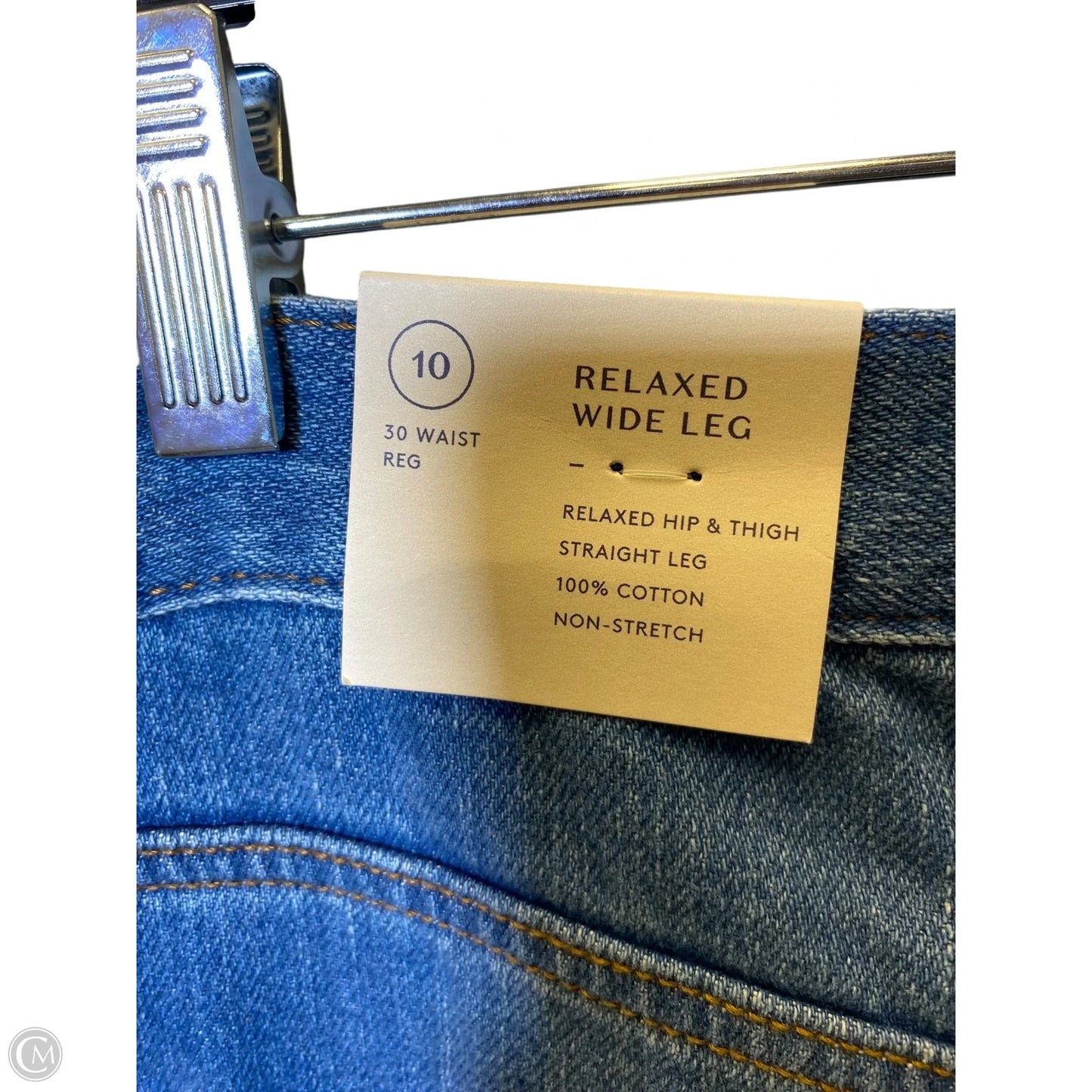 Jeans Wide Leg By Universal Thread In Blue Denim, Size: 10