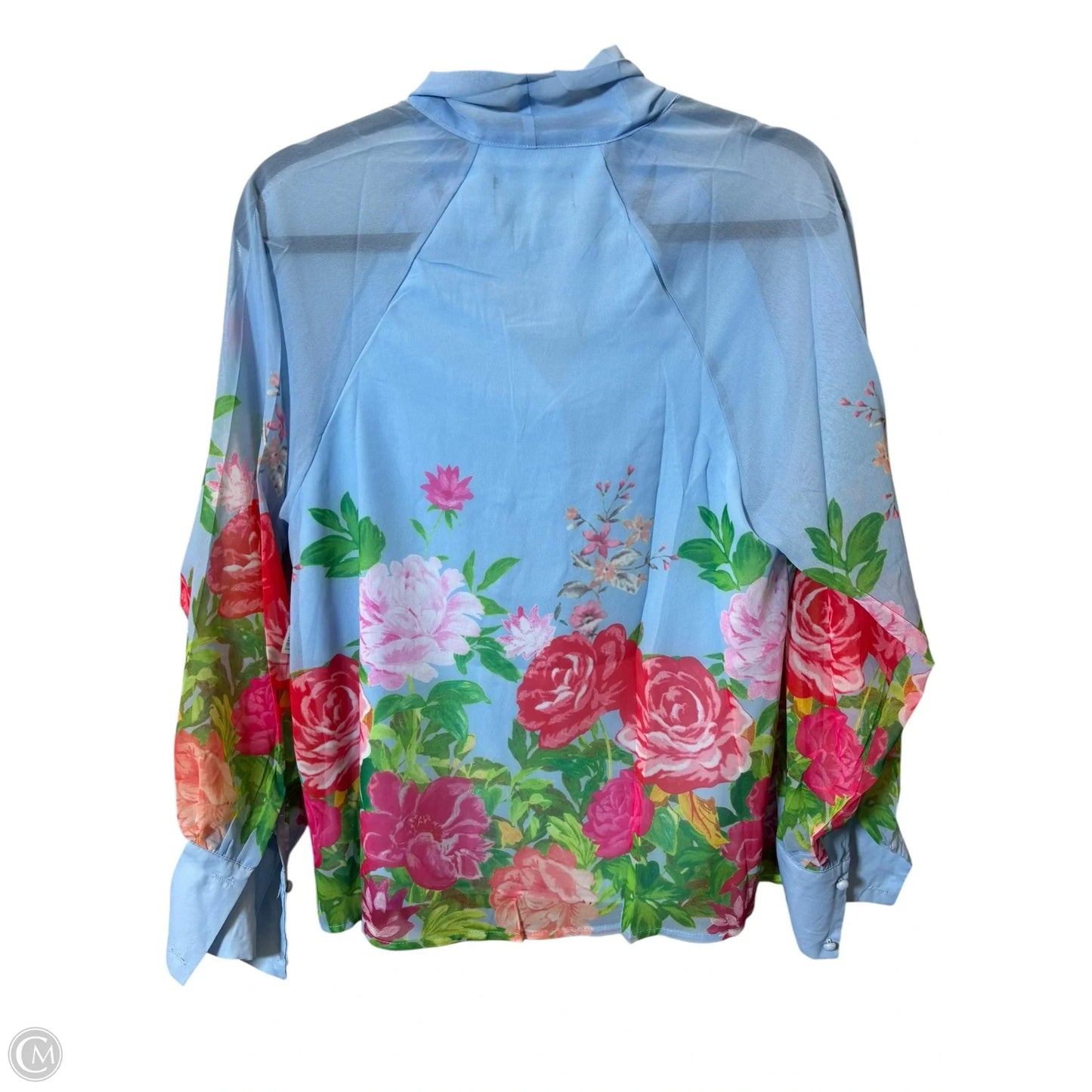 Top Long Sleeve By Clothes Mentor In Floral Print, Size: S