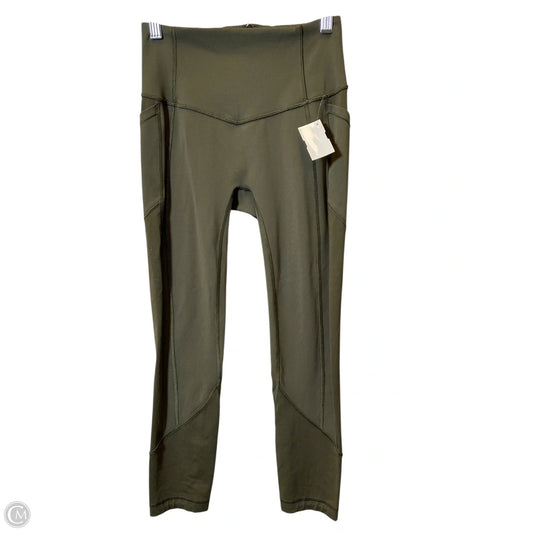 Athletic Leggings By Lululemon In Green, Size: 4