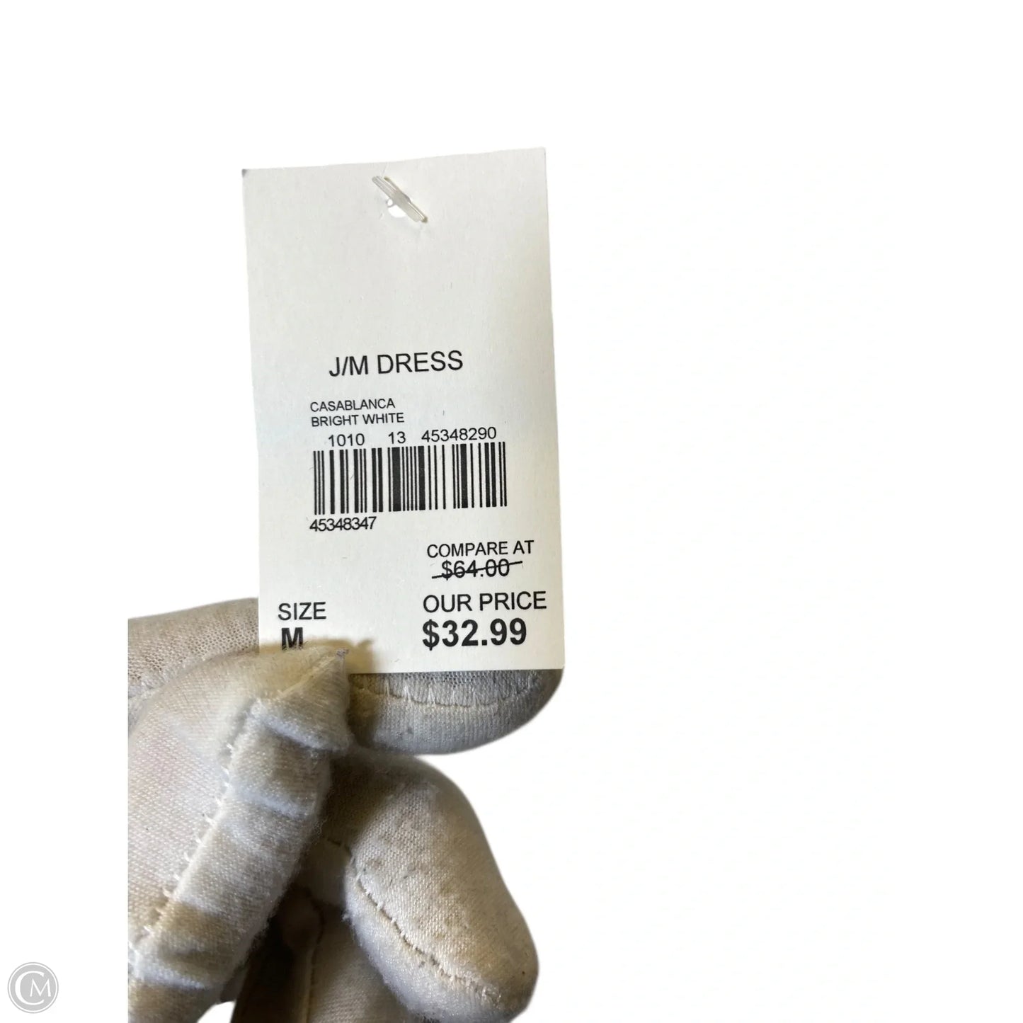 Dress Casual Maxi By Cato In White, Size: M