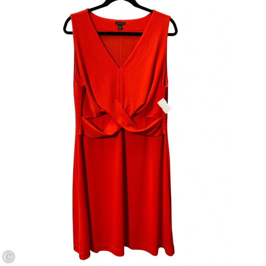 Dress Casual Short By Ann Taylor In Red, Size: Xl