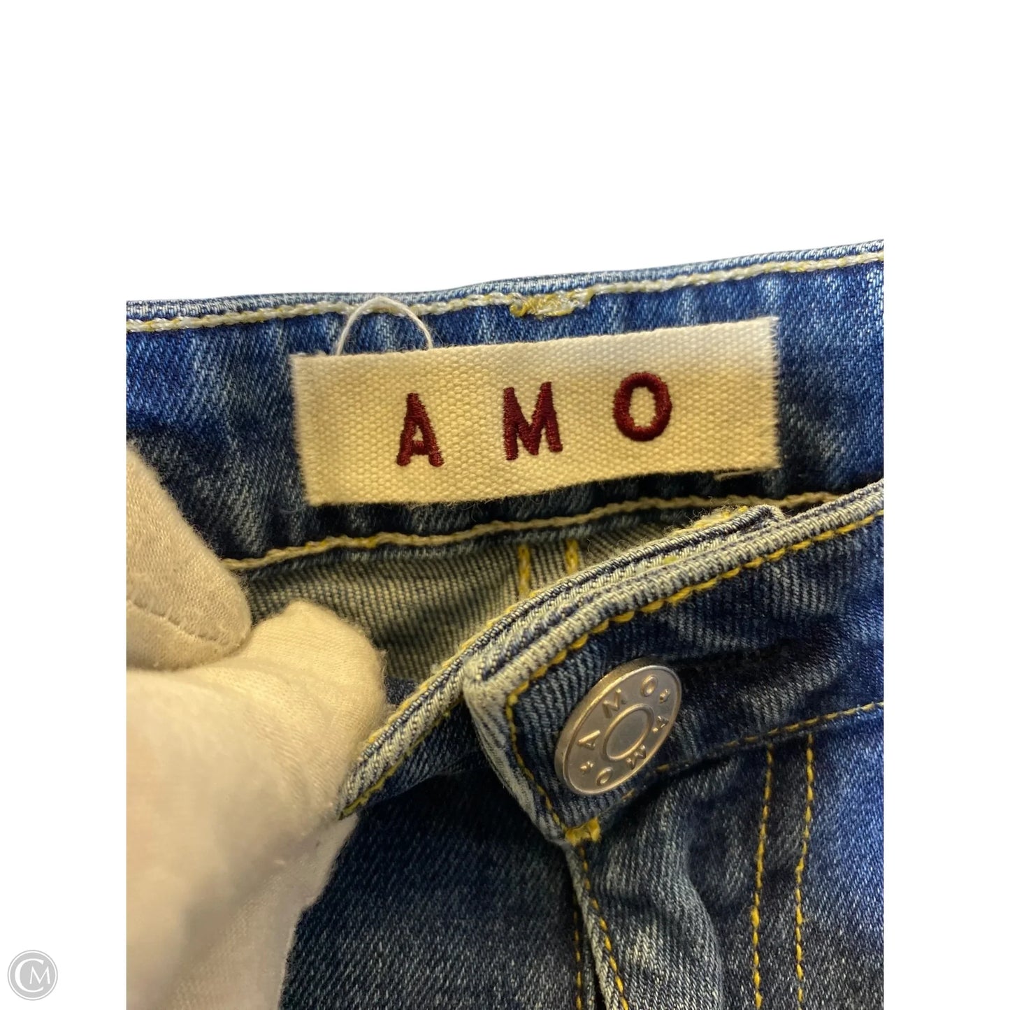 Jeans Skinny By Amo In Blue Denim, Size: 28