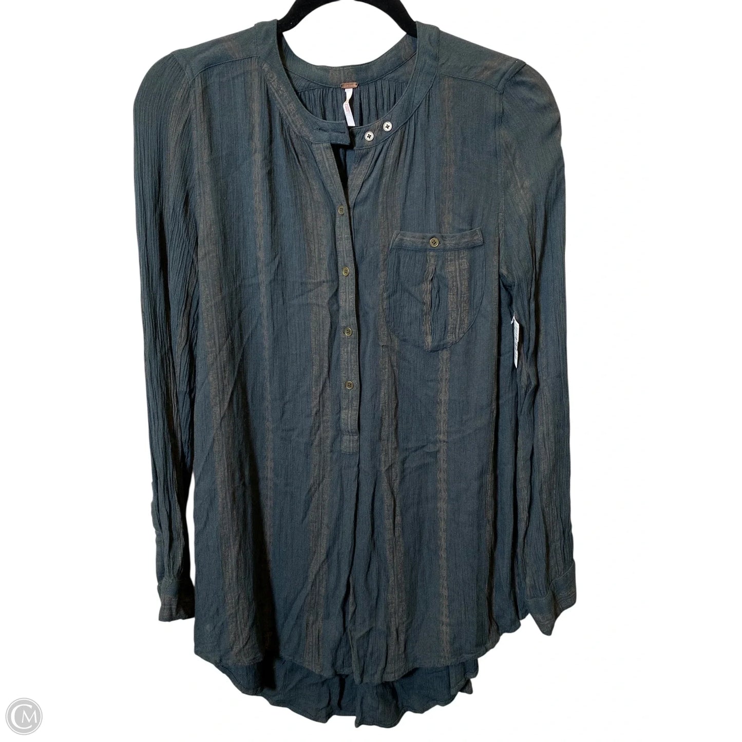 Top Long Sleeve By Free People In Multi-colored, Size: S