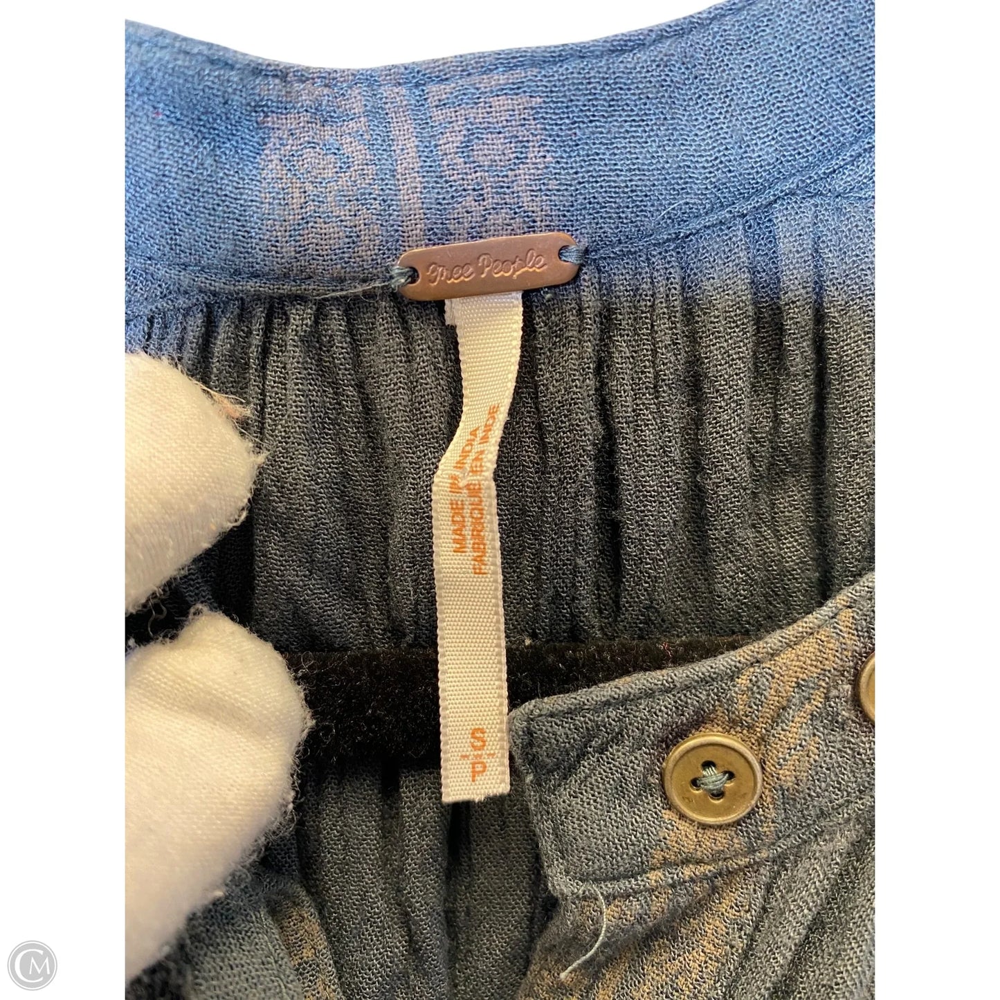 Top Long Sleeve By Free People In Multi-colored, Size: S