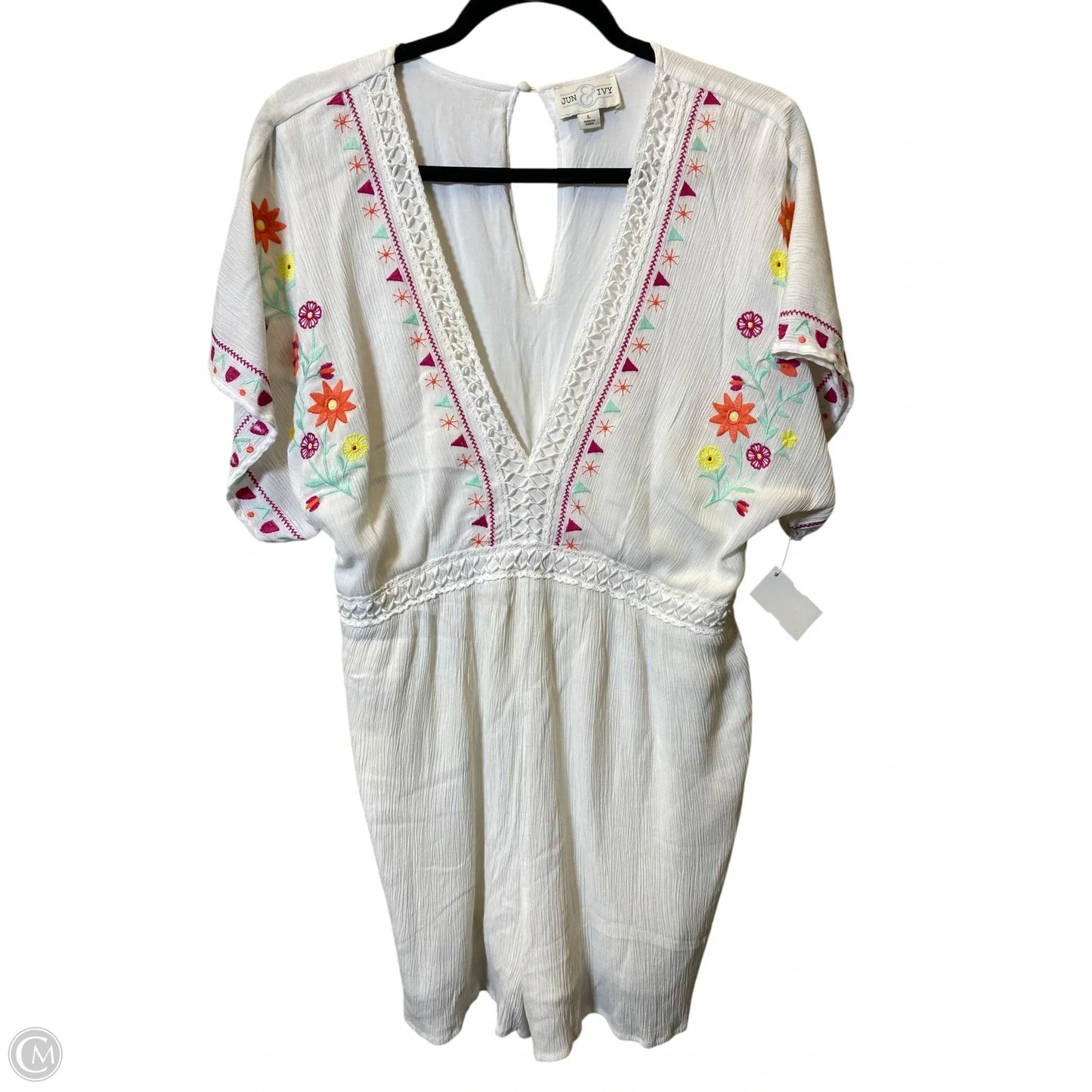 Romper By Clothes Mentor In Multi-colored, Size: L