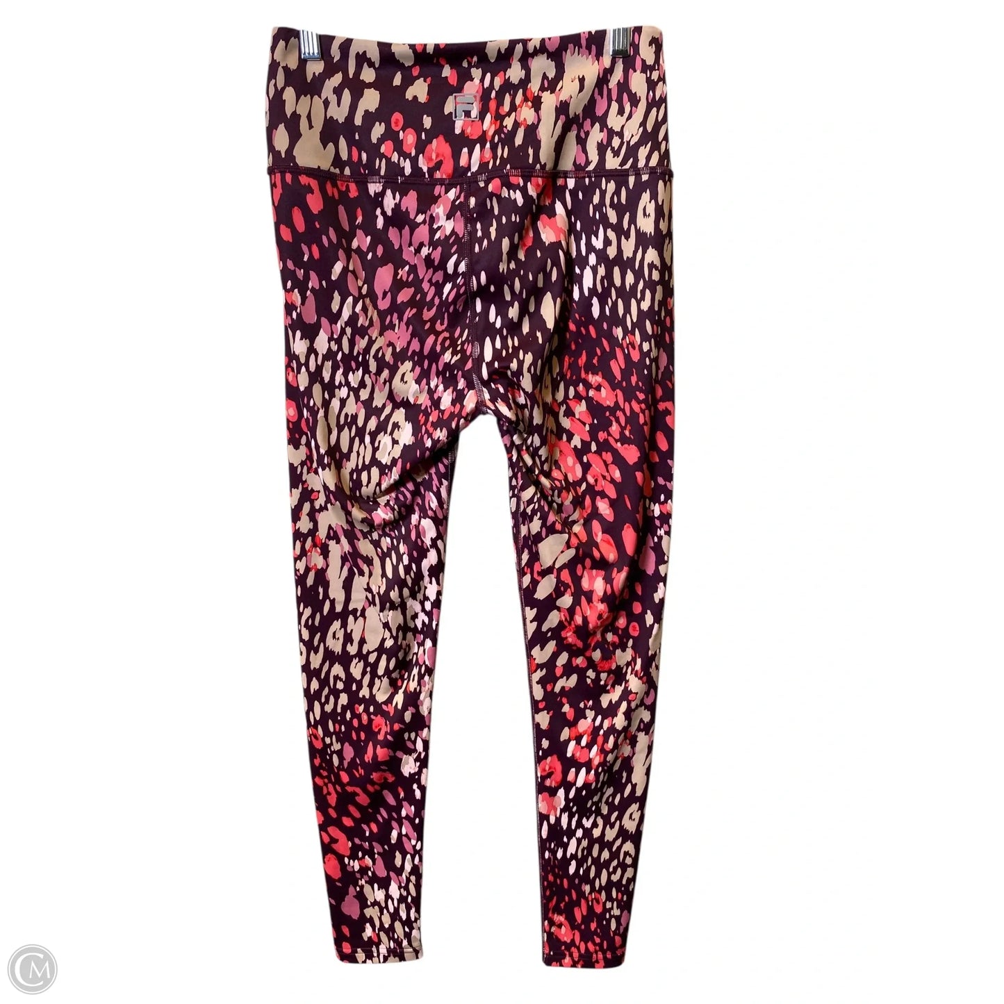 Athletic Leggings By Fila In Multi-colored, Size: M