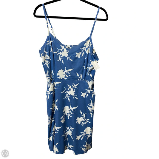 Dress Casual Short By 41 Hawthorn In Blue & White, Size: L