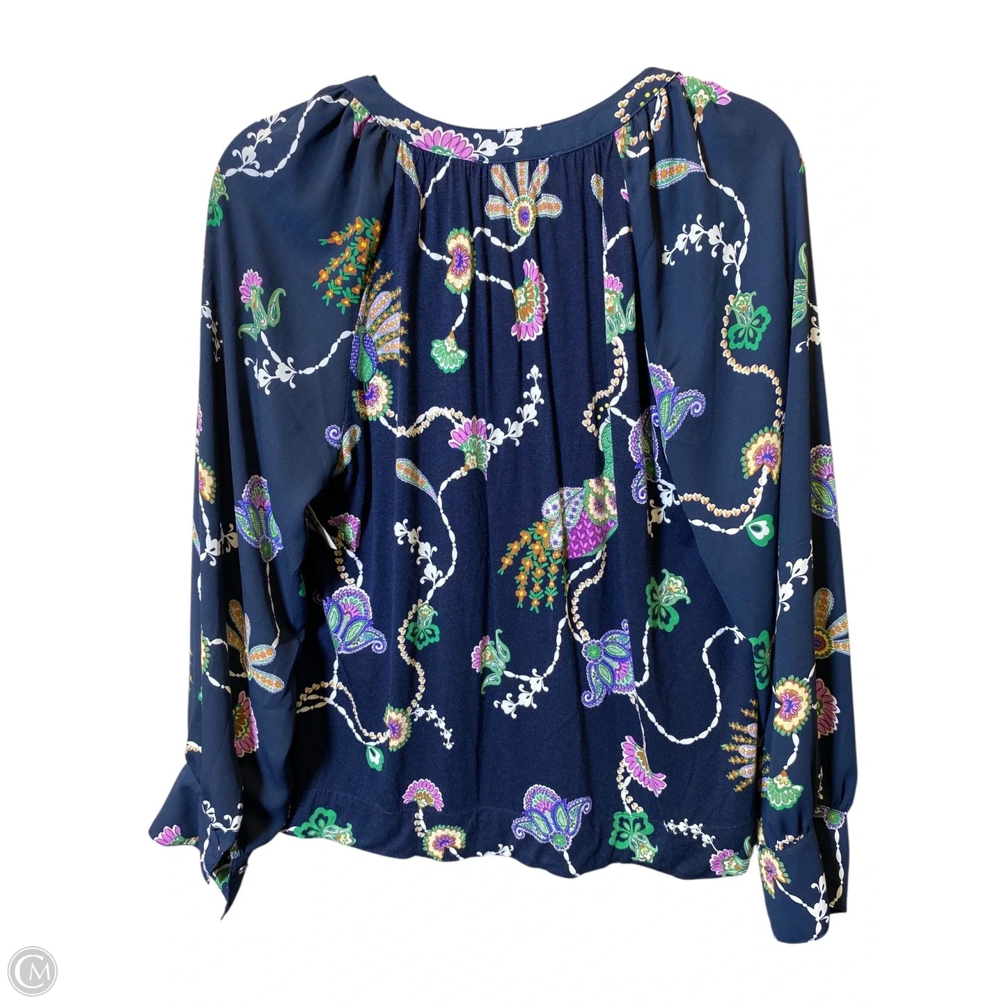 Top Long Sleeve By Loft In Multi-colored, Size: M