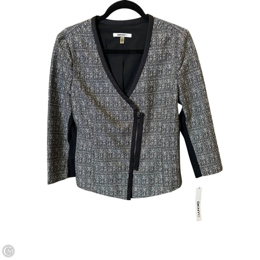 Blazer By Dkny In Black & White, Size: 6