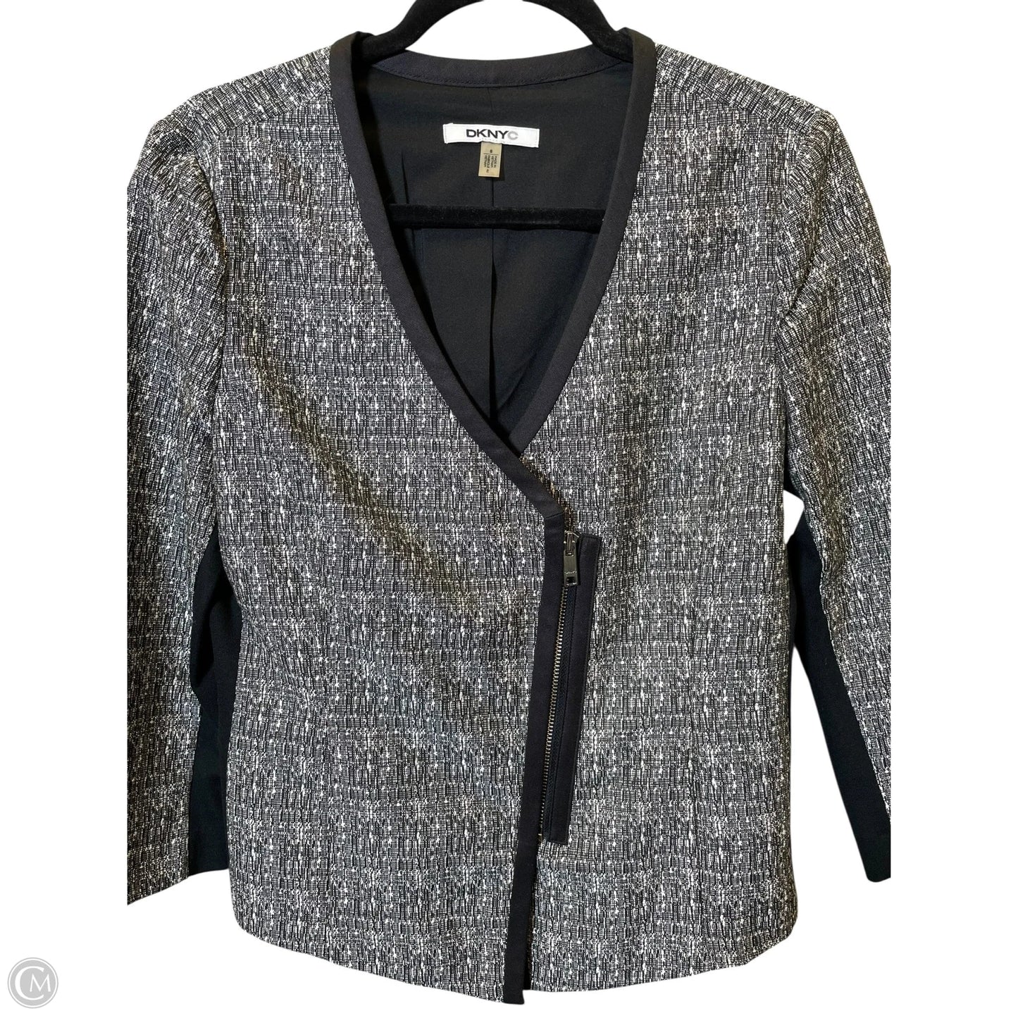 Blazer By Dkny In Black & White, Size: 6