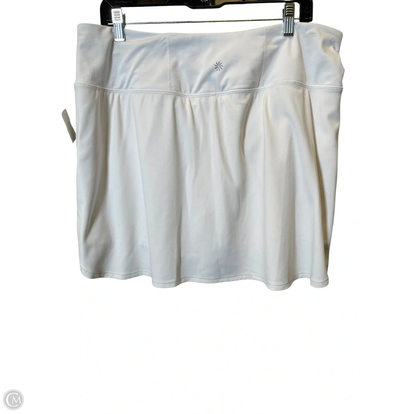 Athletic Skort By Athleta In White, Size: Xl