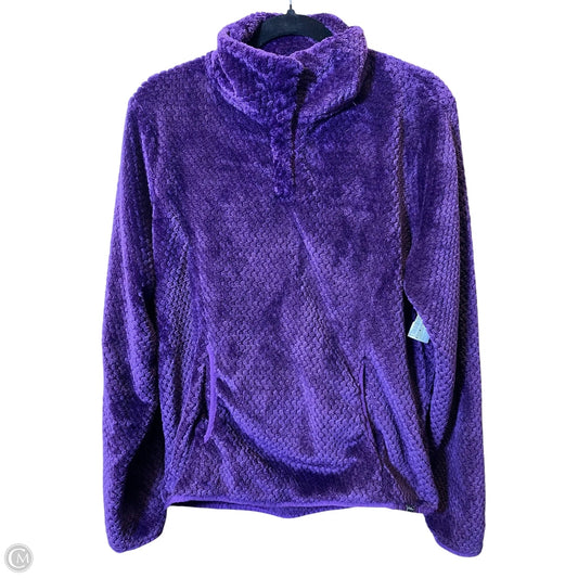Sweatshirt Crewneck By Eddie Bauer In Purple, Size: L