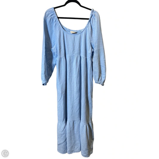 Dress Casual Maxi By Universal Thread In Blue, Size: Xxl