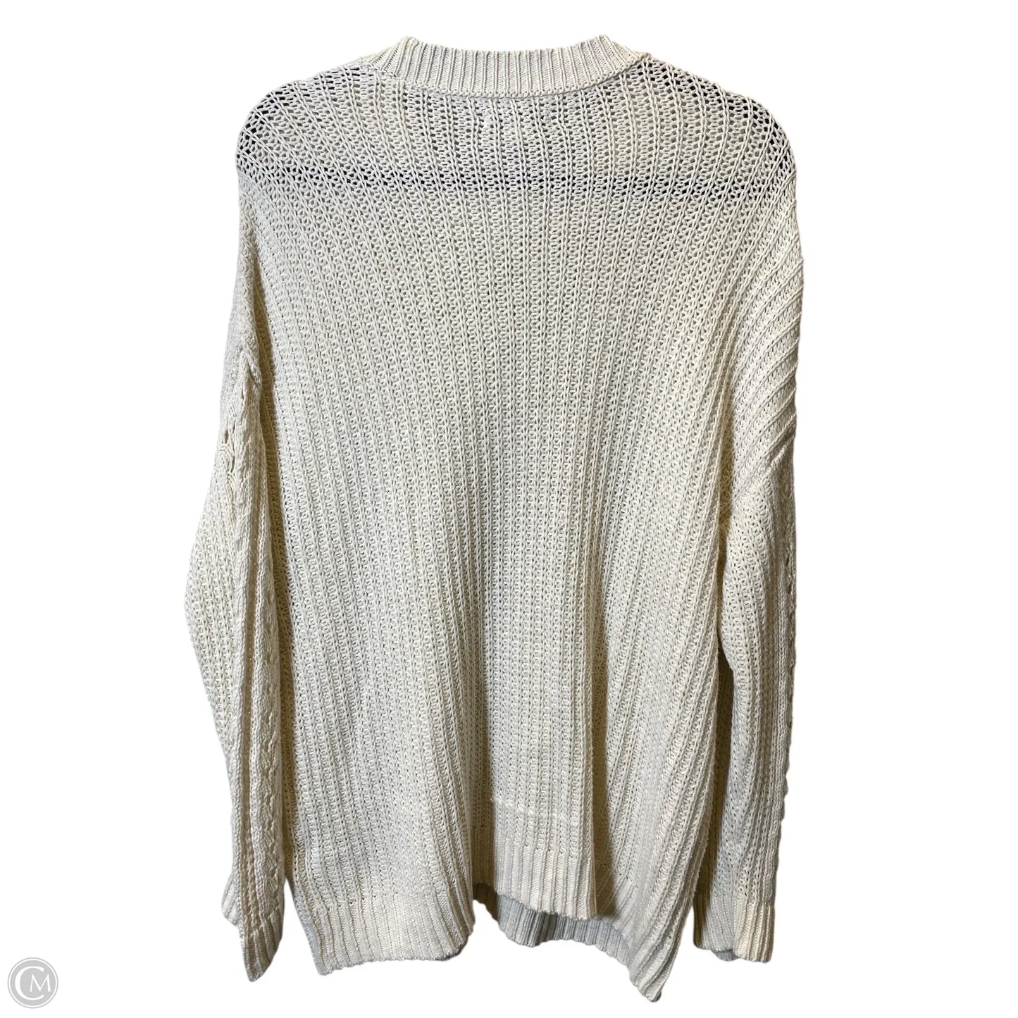 Sweater By American Eagle In Cream, Size: S