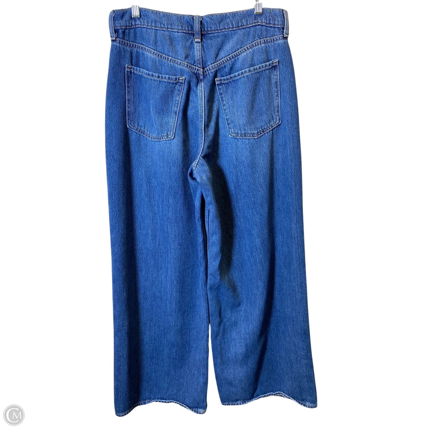 Jeans Wide Leg By Old Navy In Blue Denim, Size: 8