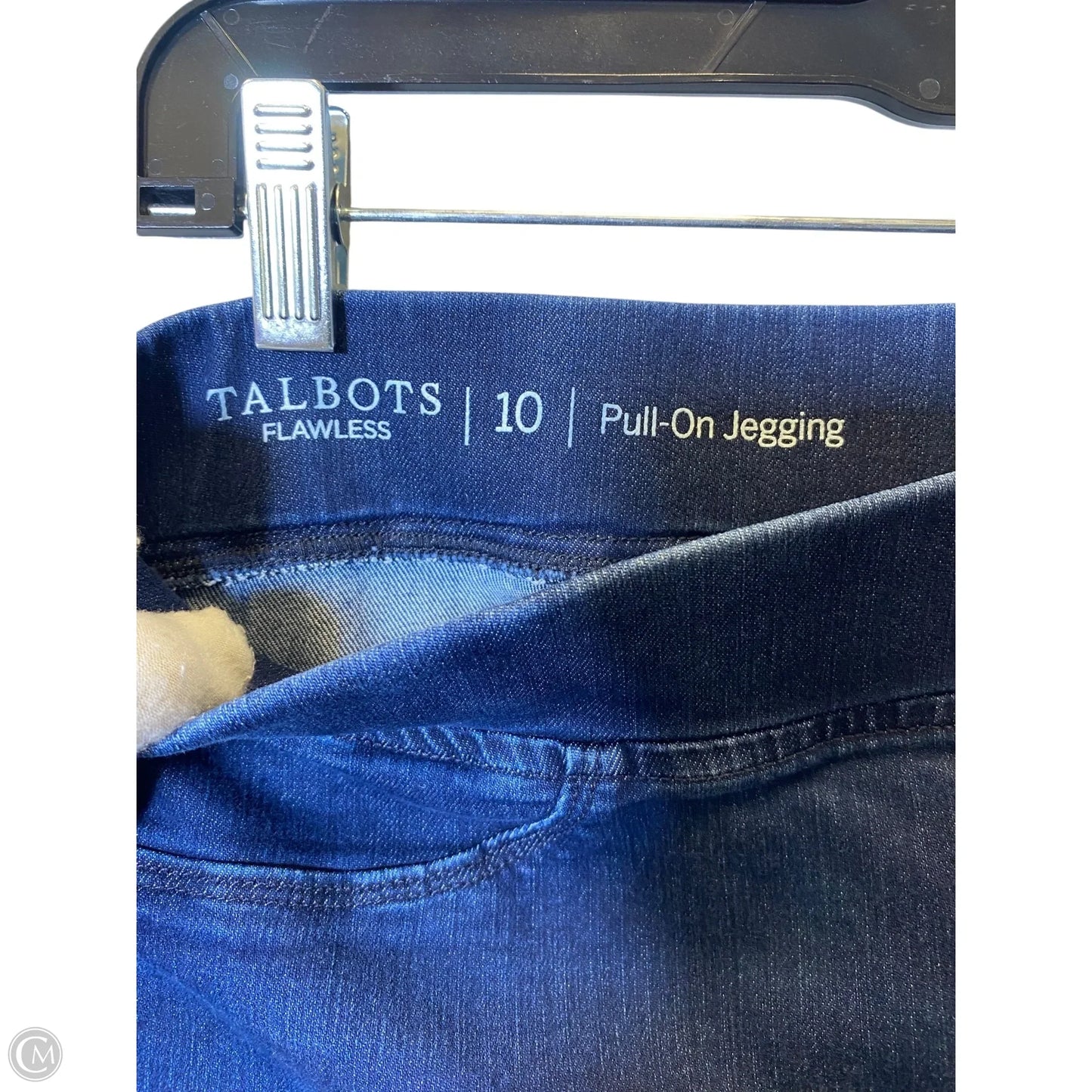 Jeans Skinny By Talbots In Blue Denim, Size: 10