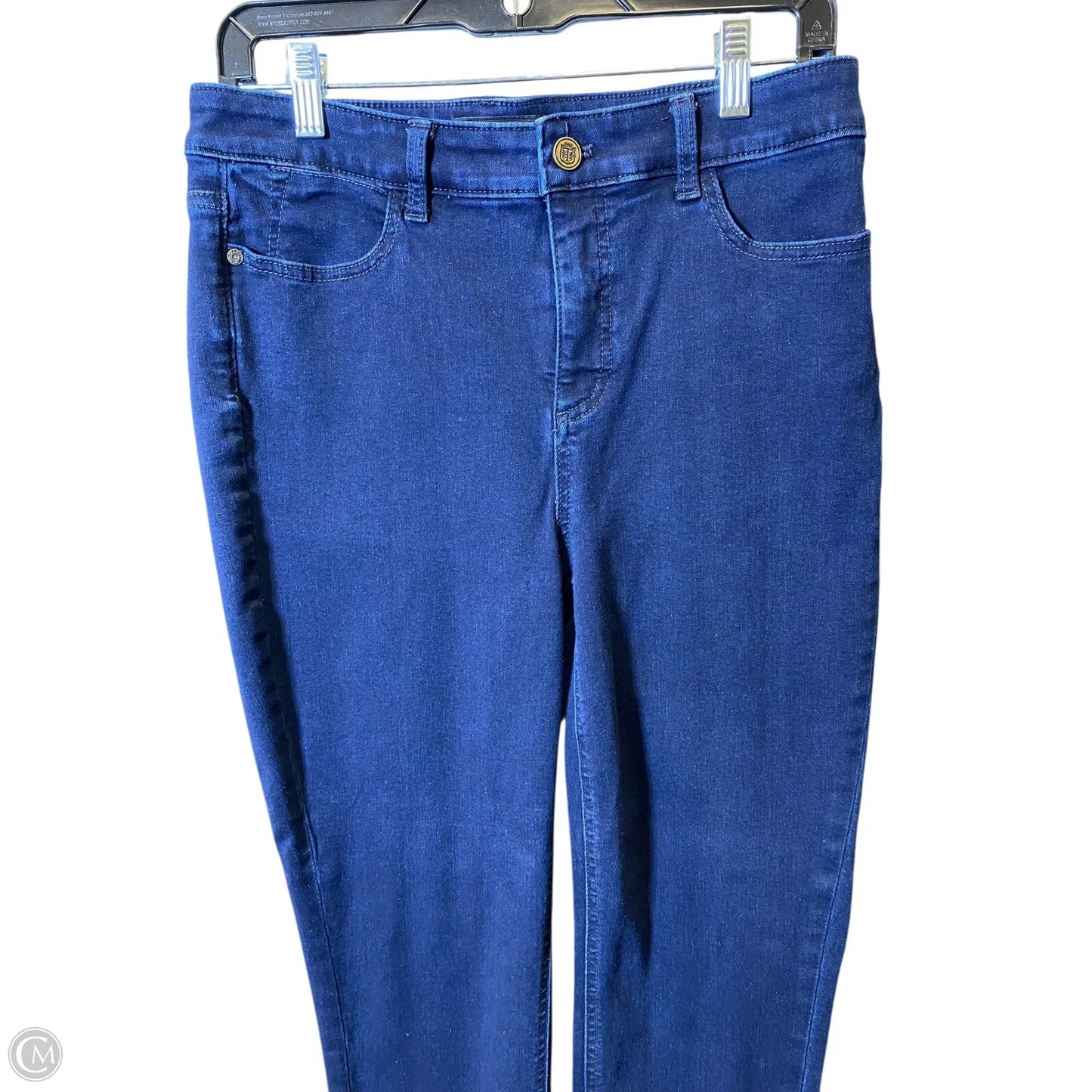 Jeans Skinny By Talbots In Blue Denim, Size: 10
