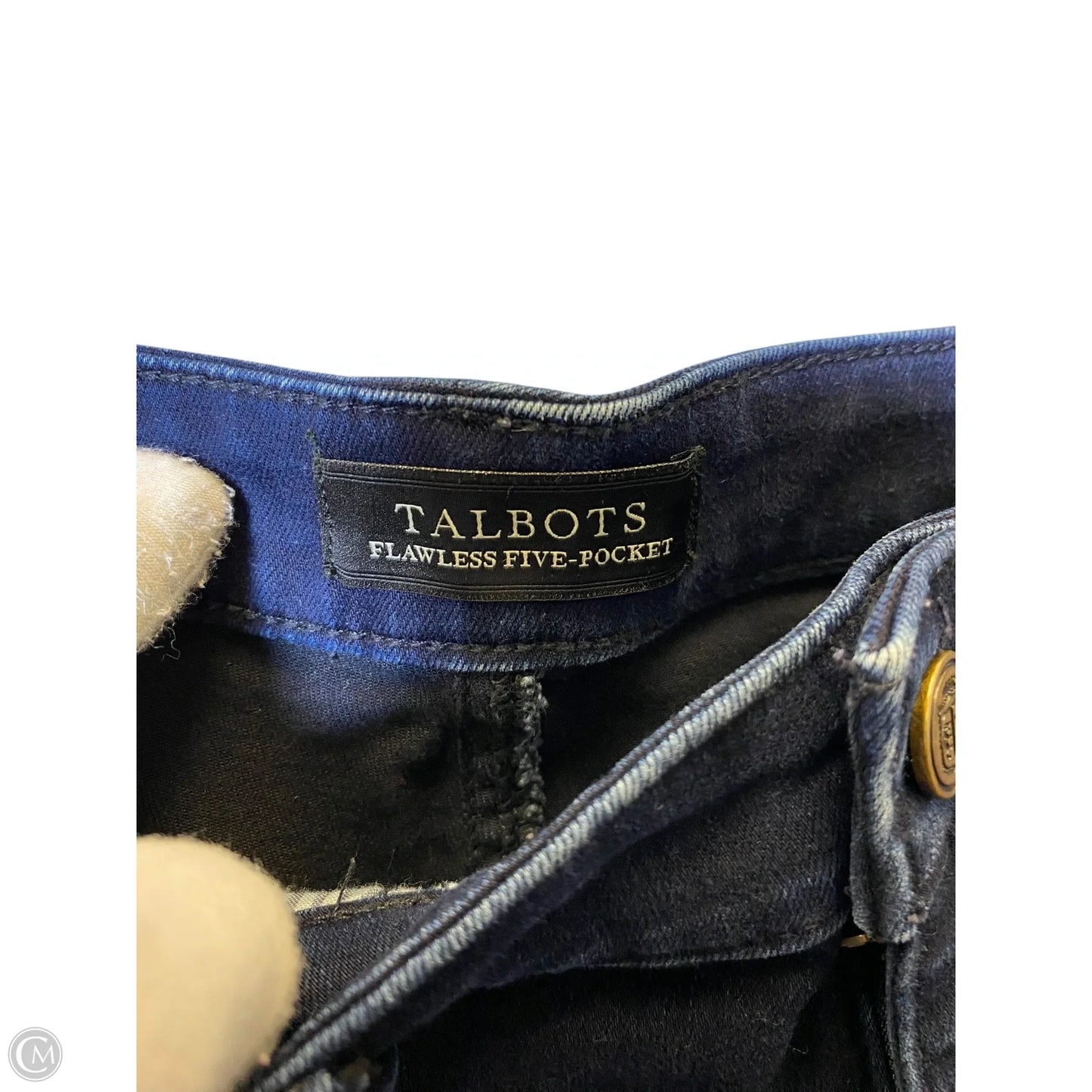 Jeans Skinny By Talbots In Blue Denim, Size: 10