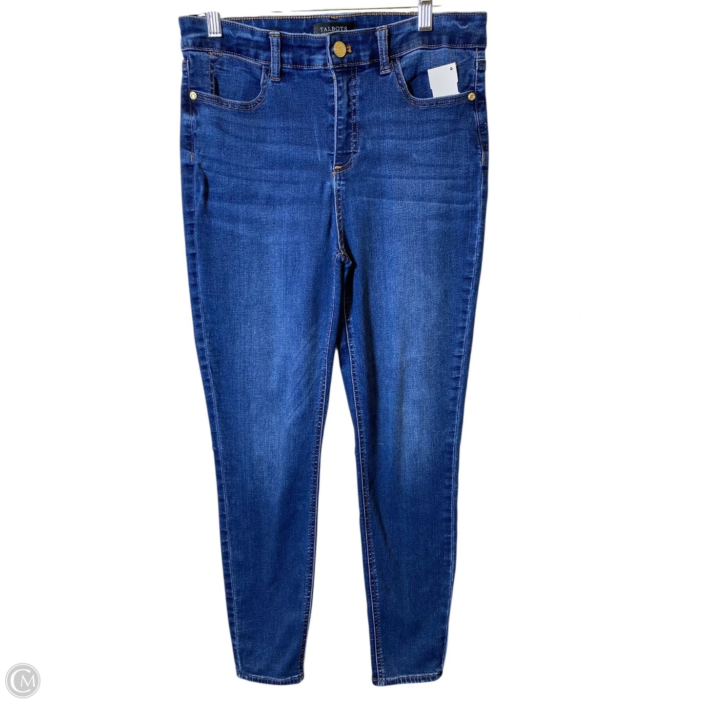 Jeans Skinny By Talbots In Blue Denim, Size: 10