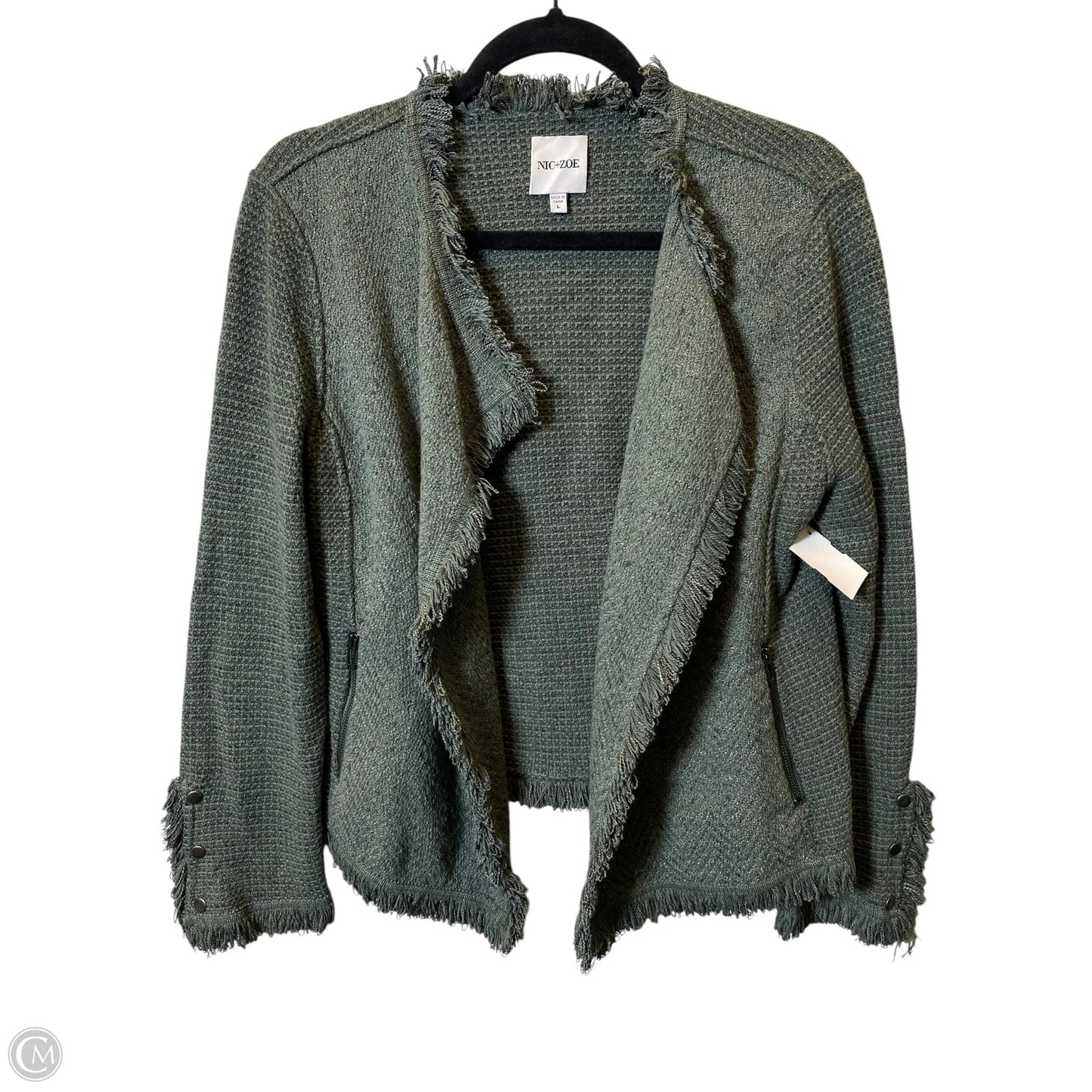 Cardigan By Nic + Zoe In Green, Size: L