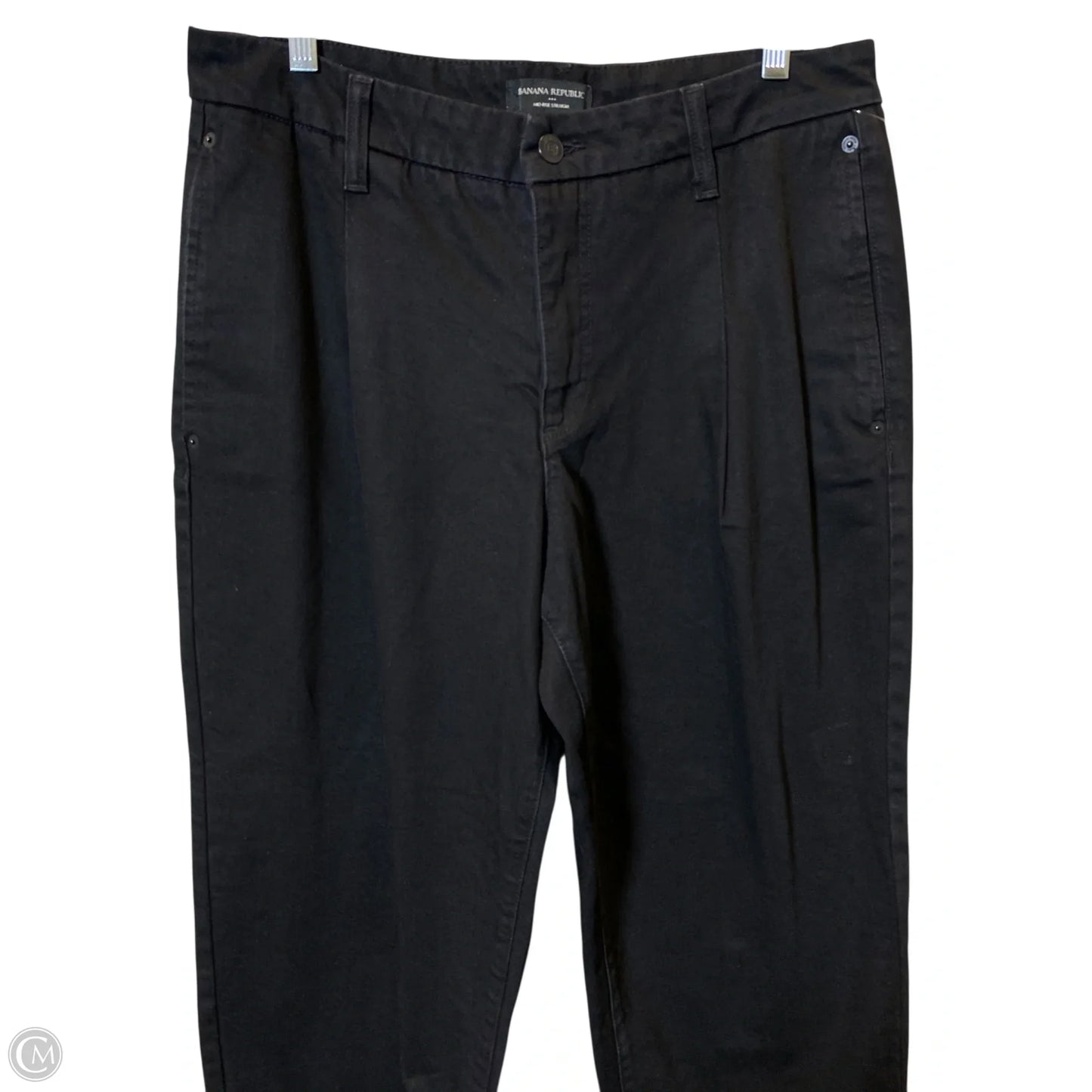 Jeans Straight By Banana Republic In Black, Size: 12