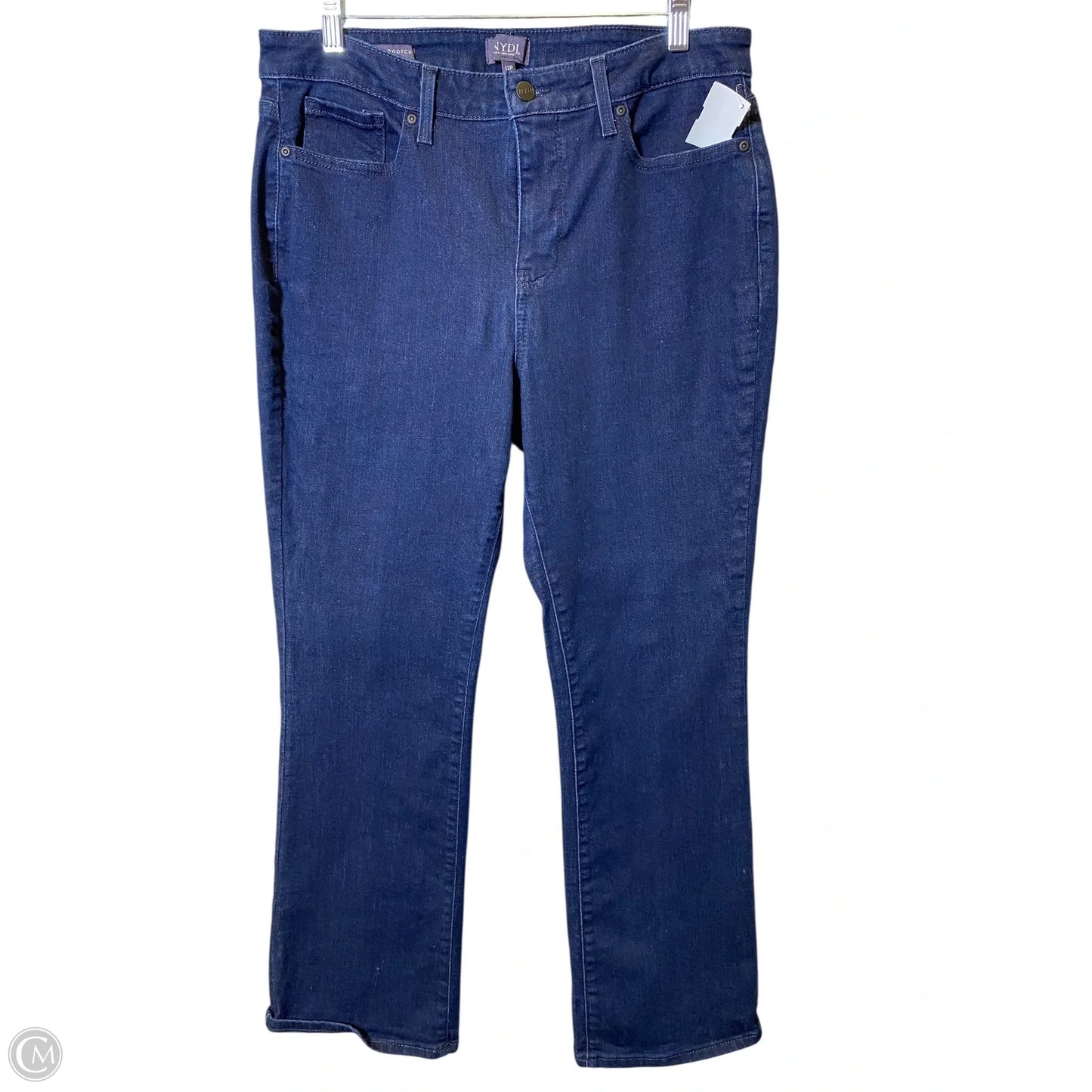 Jeans Straight By Clothes Mentor In Blue Denim, Size: 12p