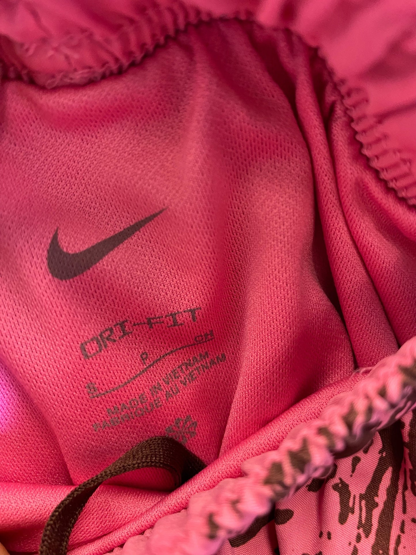 Athletic Shorts By Nike In Animal Print, Size: S