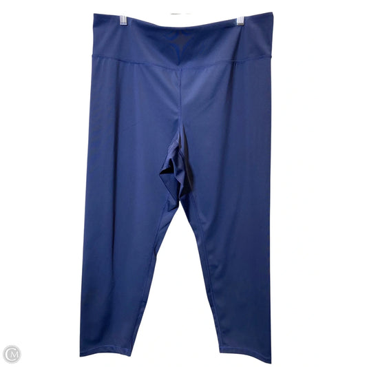 Athletic Leggings By Inc In Navy, Size: XXXL
