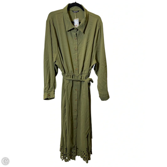 Dress Casual Maxi By Clothes Mentor In Green, Size: 26