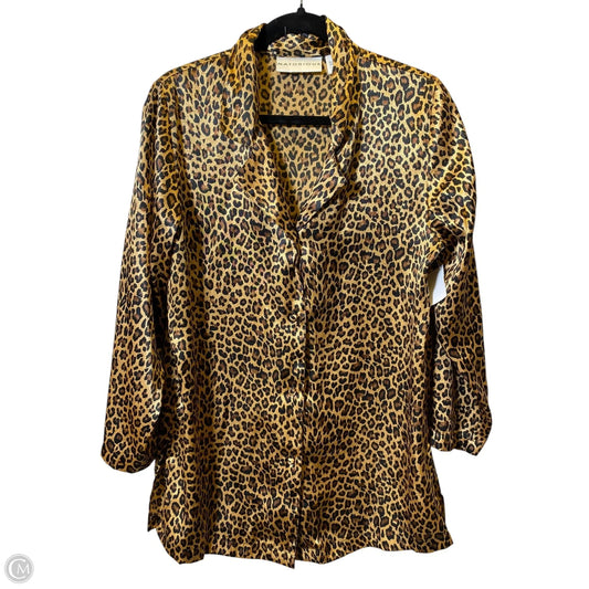 Top Long Sleeve By Clothes Mentor In Animal Print, Size: S