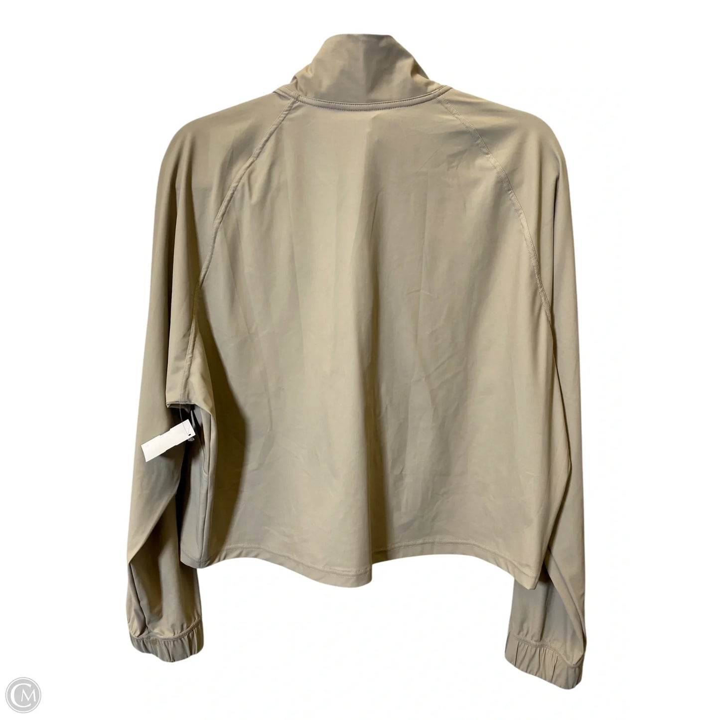 Athletic Jacket By Clothes Mentor In Beige, Size: 8